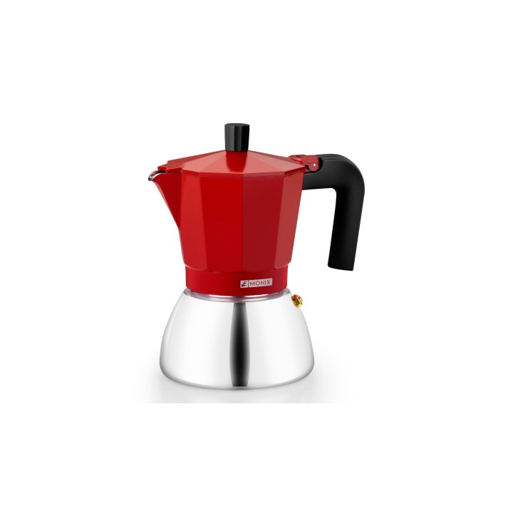 Monix M863106 cafetera manual Cafetera italiana 0,37 L Rojo