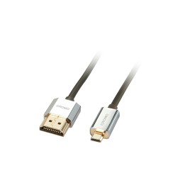 Lindy 41680 cable HDMI 0,5 m HDMI tipo A (Estándar) HDMI tipo D (Micro) Negro, Plata