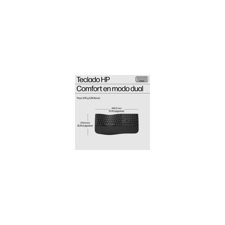 HP Combo de teclado y ratón de modo dual 685 Comfort