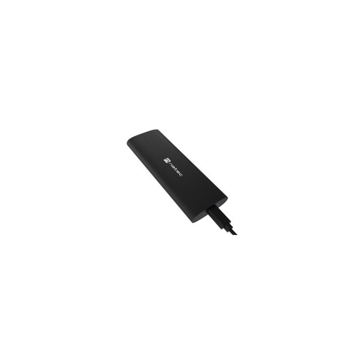 NATEC NKZ-2286 caja para disco duro externo Caja externa para unidad de estado sólido (SSD) Negro M.2