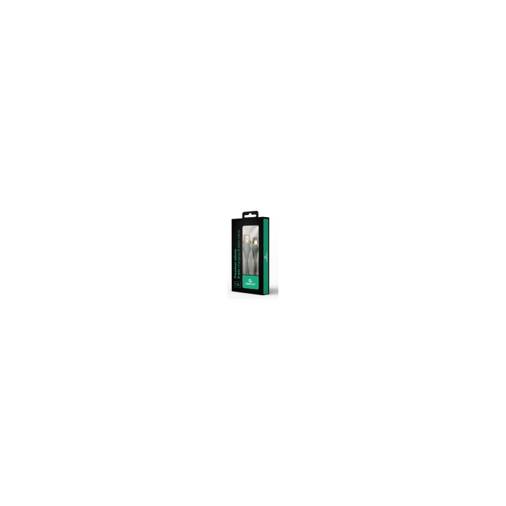 Gembird CC-USB2S-AM8PM-1.5M-G cable de conector Lightning 1,5 m Verde