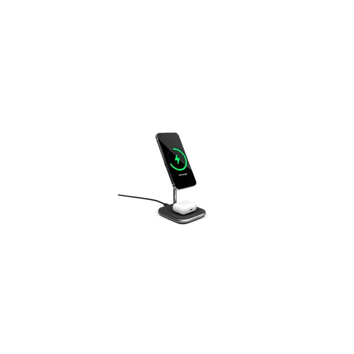 Epico 9915101300200 cargador de dispositivo móvil Auriculares, Smartphone Negro, Gris CC Cargador inalámbrico Interior