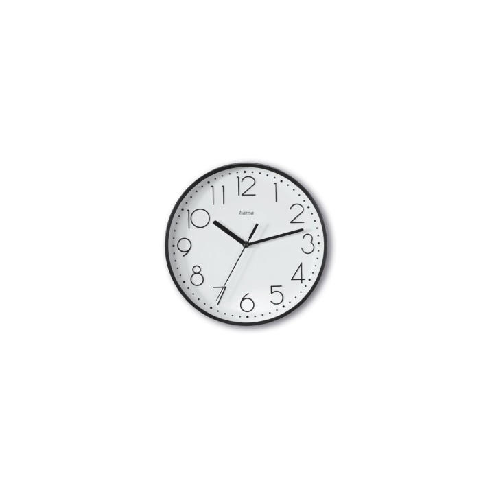 Hama Salina Reloj de cuarzo Alrededor Negro, Blanco