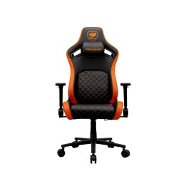 COUGAR Gaming CGR-DFL Silla para videojuegos de PC Asiento acolchado tapizado Negro, Naranja