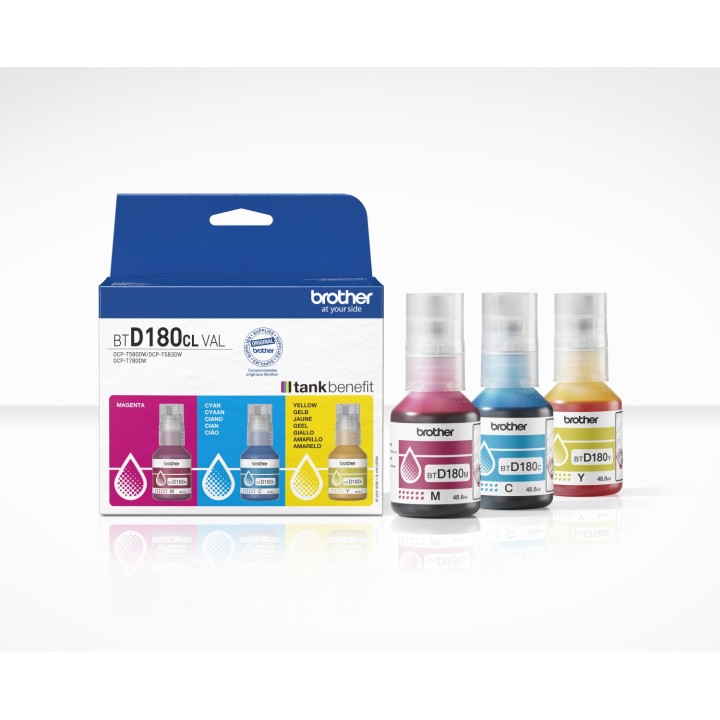 Brother BTD180CLVAL recambio de tinta para impresora Original