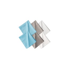 Ewent EW5635 trapo para limpiar Microfibra Azul, Gris, Blanco 6 pieza(s)