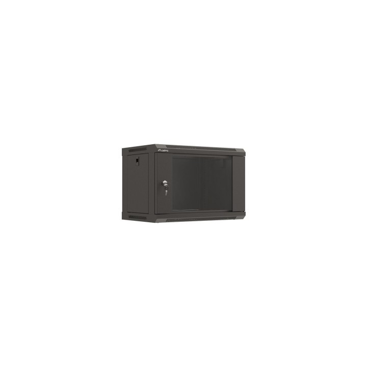 Lanberg WF03-5306-10B armario rack 6U Bastidor de pared Negro