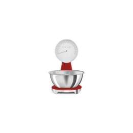 Smeg KSF01RDWW báscula de cocina Cromo, Rojo Encimera Báscula electrónica de cocina