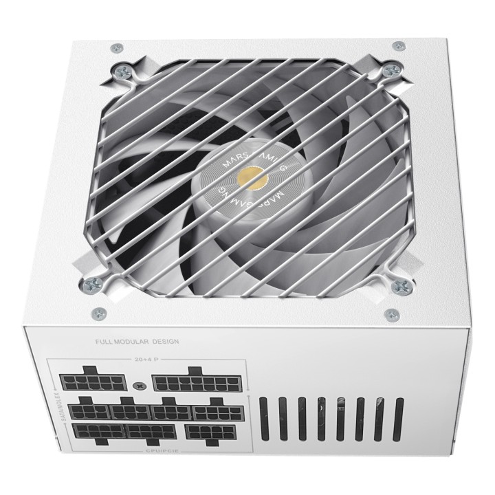 Mars Gaming MPB750SIMW unidad de fuente de alimentación 750 W 24-pin ATX ATX Blanco