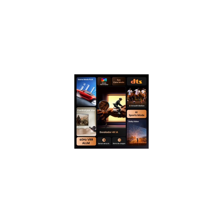 Hisense 65A6Q Televisor 165,1 cm (65") 4K Ultra HD Smart TV Wifi Negro 330 cd / m²