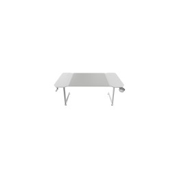 Mars Gaming MGD-X140, Mesa Gaming Ergonómica, Superficie en Fibra de Carbono, Estructura Metálica, Alfombrilla XXL, Soporte