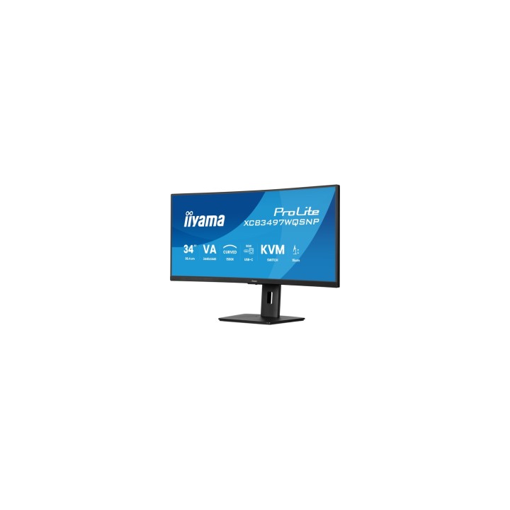 iiyama ProLite XCB3497WQSNP-B1 pantalla para PC 86,4 cm (34") 3440 x 1440 Pixeles UltraWide Quad HD LED Negro