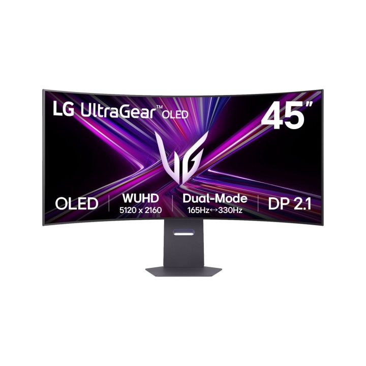 LG UltraGear pantalla para PC 114,3 cm (45") 5120 x 2160 Pixeles OLED Negro