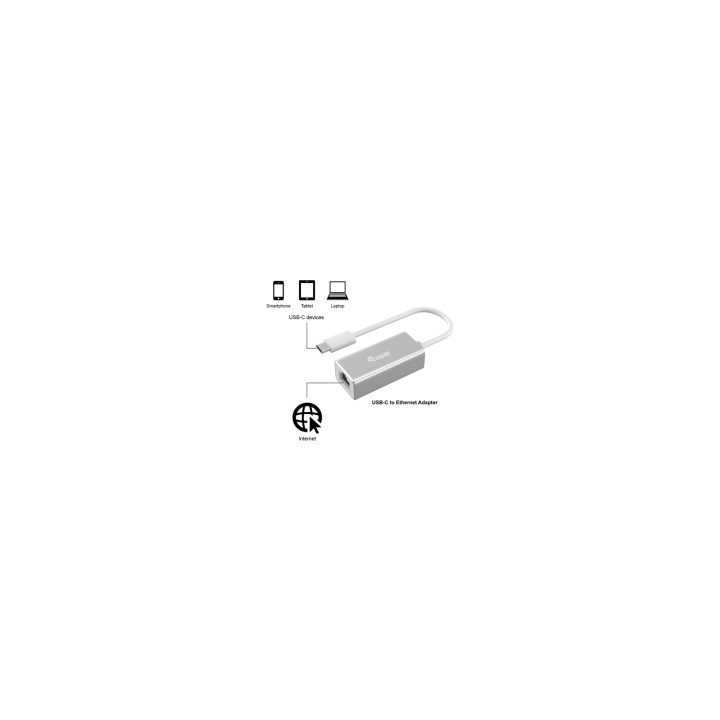 Equip Adaptador de red Gigabit de USB-C a RJ45