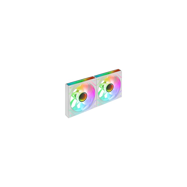 Mars Gaming MF3DPROX2RW sistema de refrigeración para ordenador Carcasa del ordenador Ventilador 12 cm Blanco