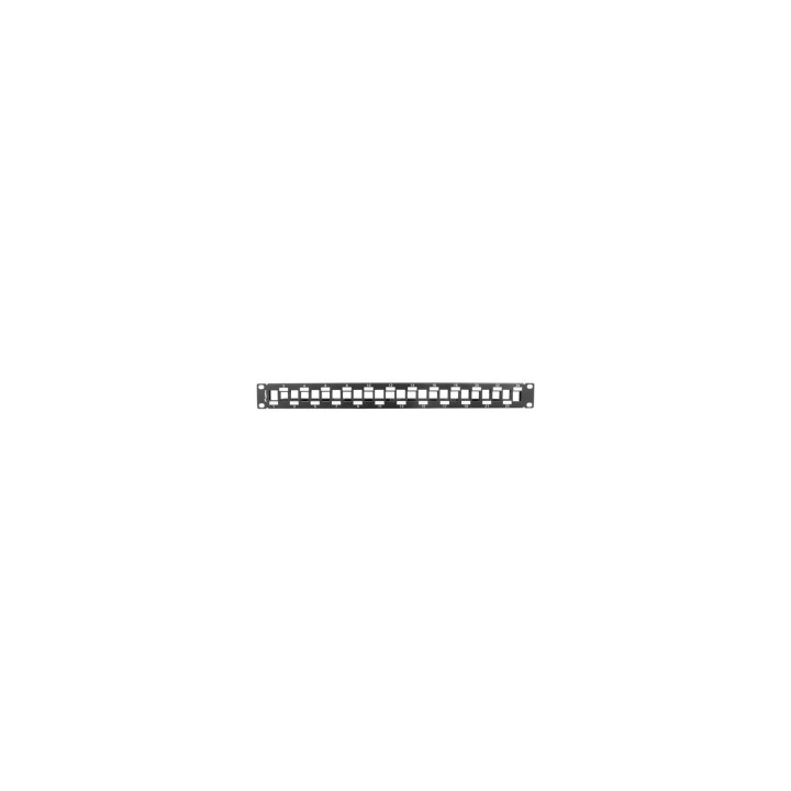 Lanberg PPKS-1224-B panel de parcheo 1U