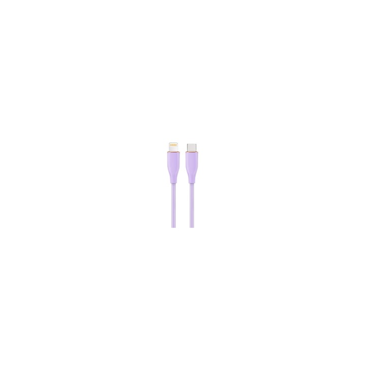 Gembird CC-USB2S-CM8PM-1.5M-P cable de conector Lightning 1,5 m Violeta