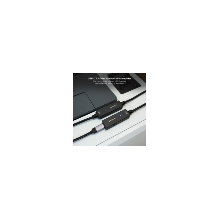 Nanocable 10.01.1312 cable USB USB 3.2 Gen 1 (3.1 Gen 1) 10 m USB C Negro