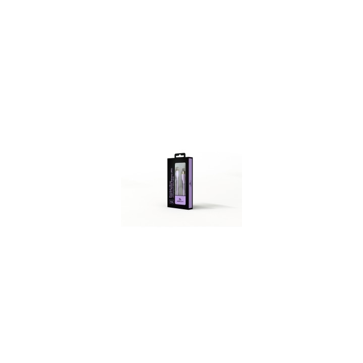Gembird CC-USB2S-CMCM-1.5M-P cable USB USB 2.0 1,5 m USB C Púrpura