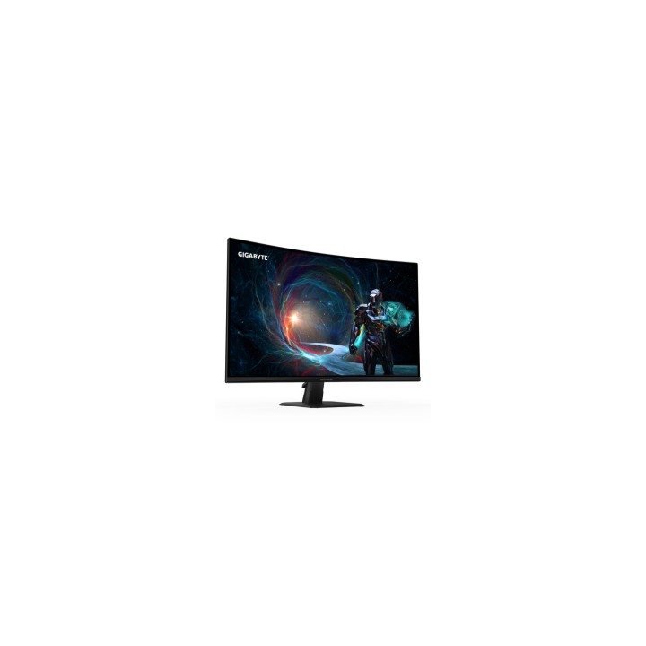 GIGABYTE GS32QCA 31.5" Monitor Curvo para Gaming QHD - 2560 x 1440, 180Hz, 1ms, 250 cd/m², FreeSync, HDR Ready, HDMI 2.0,