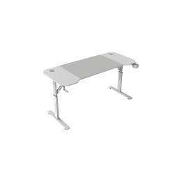 Mars Gaming MGD-ERGO140, Mesa Altura Ajustable 3 Posiciones, Superficie Ergonómica, Estructura Metálica, Alfombrilla XXL,