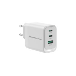Conceptronic ALTHEA21W65 cargador de dispositivo móvil Universal Blanco Corriente alterna Carga rápida Interior