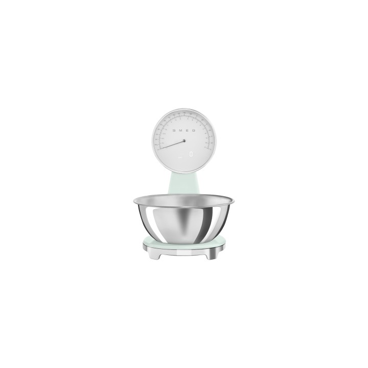Smeg KSF01PGWW báscula de cocina Cromo, Verde Encimera Báscula electrónica de cocina