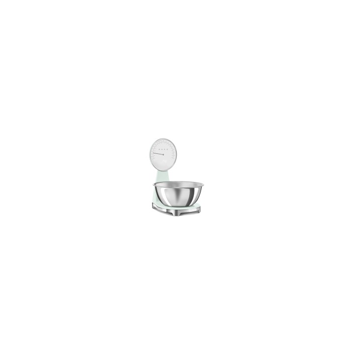 Smeg KSF01PGWW báscula de cocina Cromo, Verde Encimera Báscula electrónica de cocina