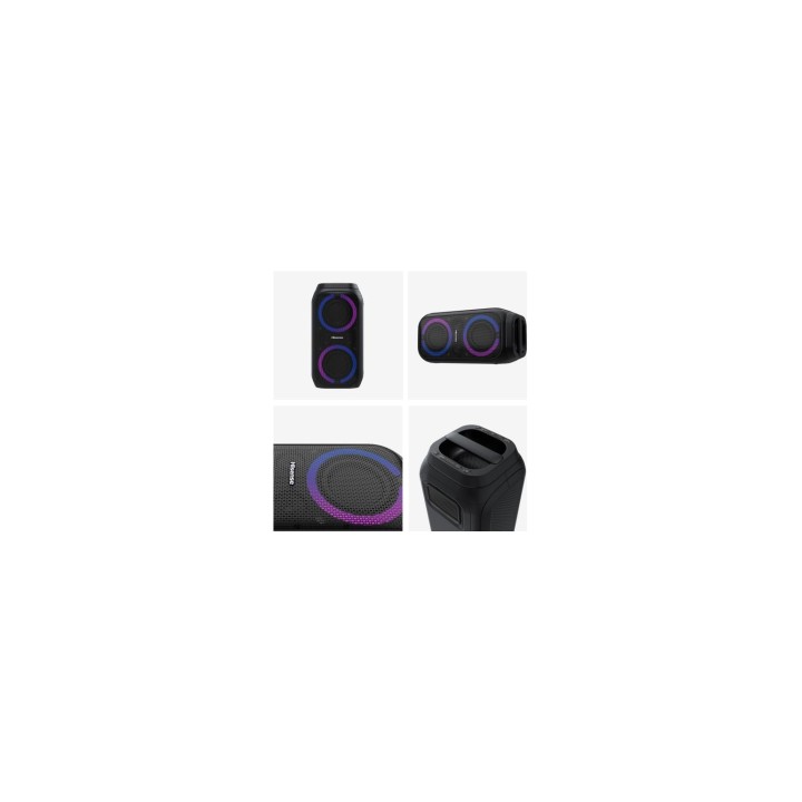 Hisense Party Rocket 160 Altavoz para fiestas Negro 160 W