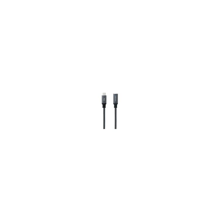 Nanocable 10.01.4501-L150-COMB cable USB USB 3.2 Gen 2x2 1,5 m USB C Negro