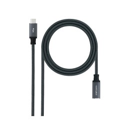 Nanocable 10.01.4500-COMB cable USB USB 3.2 Gen 2x2 0,5 m USB C Negro