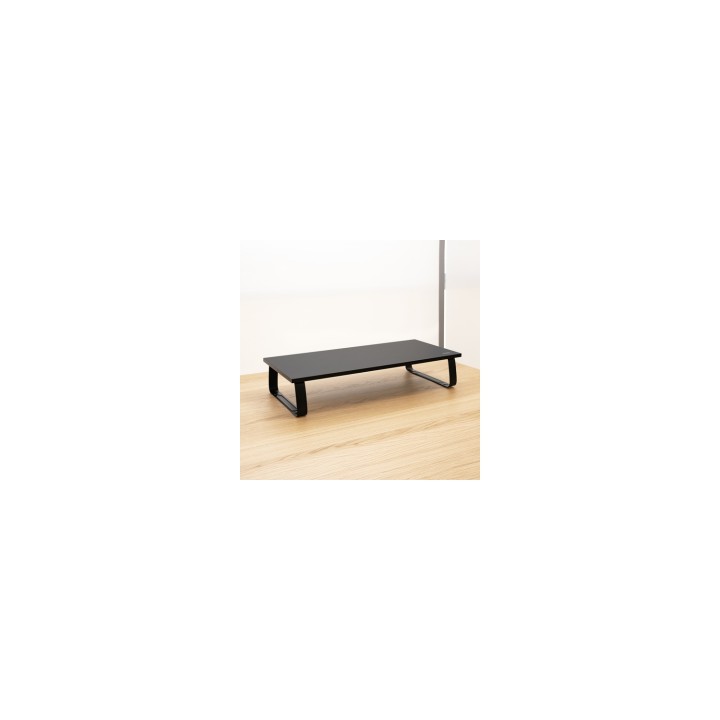 TooQ Soporte Elevador Multiusos para Monitor/Portátil, Negro