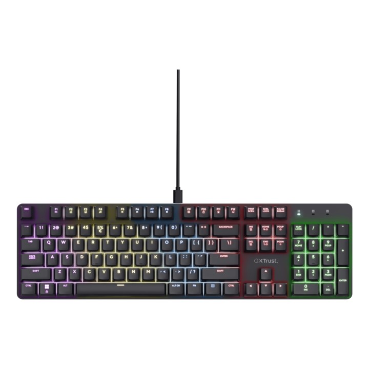 Trust GXT 871 Zora teclado Juego USB QWERTY Español Negro