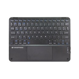 Conceptronic TOBIN01BES teclado Universal Bluetooth QWERTY Español Negro