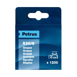 Petrus 77514 grapa Paquete de grapas 1200 grapas