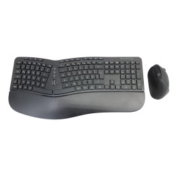Conceptronic ORAZIO02DE teclado Ratón incluido Oficina RF inalámbrico QWERTZ Alemán Negro