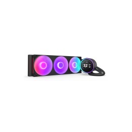 NZXT Kraken Elite 420 RGB Procesador Sistema de refrigeración líquida todo en uno 14 cm Negro 1 pieza(s)