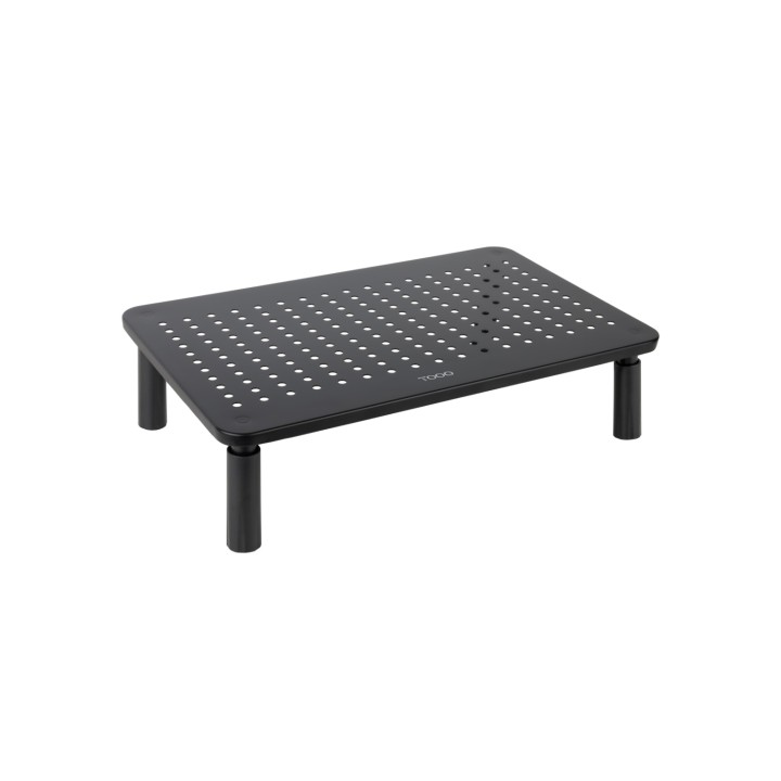TooQ Soporte Elevador Multiusos para Monitor/Portátil, Negro