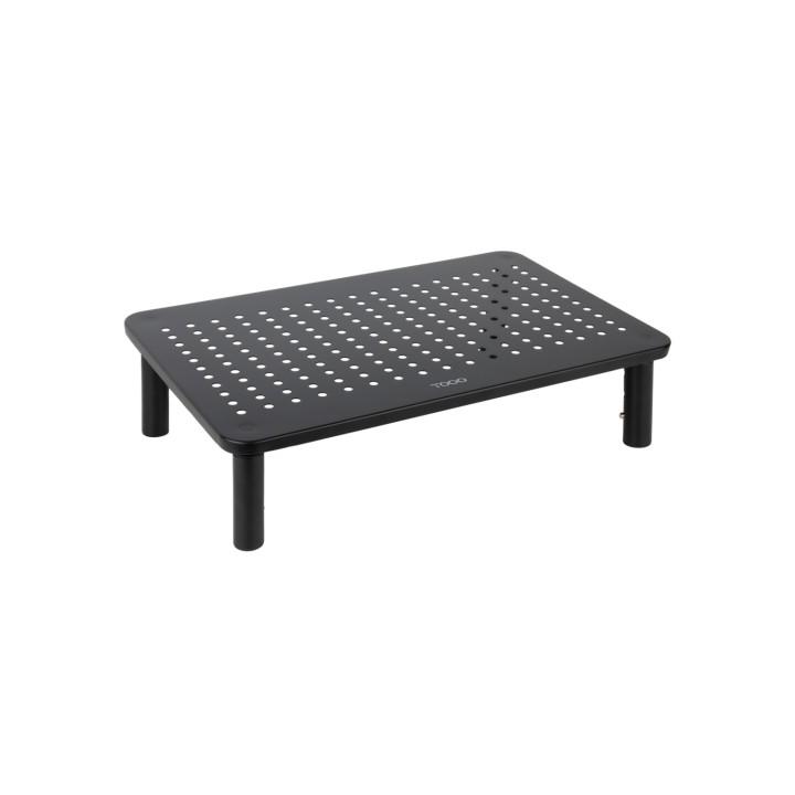 TooQ Soporte Elevador Multiusos para Monitor/Portátil, Negro