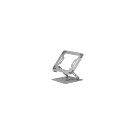 Mars Gaming MA-RSN, Soporte para Portátiles y Tablets hasta 17", Ajuste en Altura + Inclinación + Rotación 360º, Stand