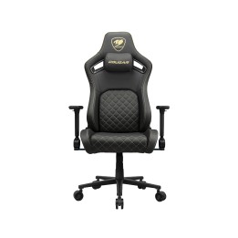 COUGAR Gaming CGR-DFL-GLB Silla para videojuegos de PC Asiento acolchado tapizado Negro, Oro