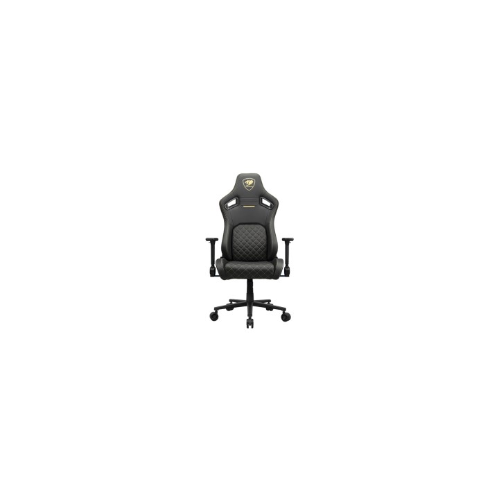 COUGAR Gaming CGR-DFL-GLB Silla para videojuegos de PC Asiento acolchado tapizado Negro, Oro