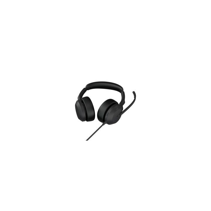 Jabra Evolve2 50 Auriculares Alámbrico Diadema Oficina/Centro de llamadas USB Type-C / USB Type-A Bluetooth Negro