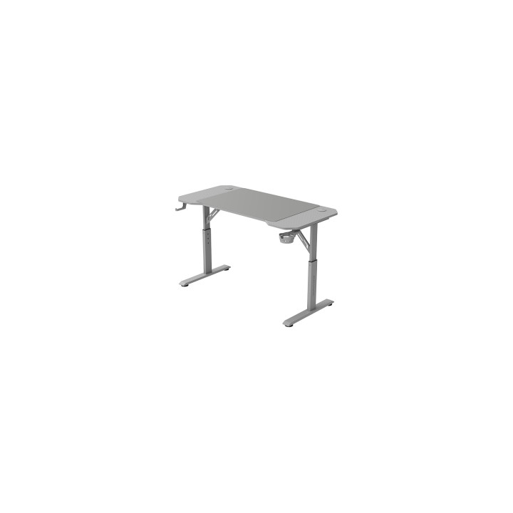 Mars Gaming MGD-ERGO120, Mesa Altura Ajustable 3 Posiciones, Superficie Ergonómica, Estructura Metálica, Alfombrilla XXL,