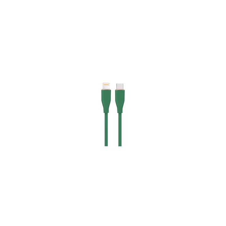 Gembird CC-USB2S-CM8PM-1.5M-G cable de conector Lightning 1,5 m Verde