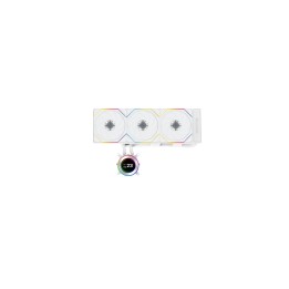 Lian Li GA II Hydroshift II LCD-C 360TL Carcasa del ordenador Sistema de refrigeración líquida todo en uno 12 cm Blanco 1