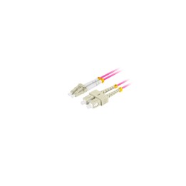 Lanberg FO-LUSU-MD41-0010-VT Cable de fibra óptica e InfiniBand 1 m LC SC LC/SC Violeta