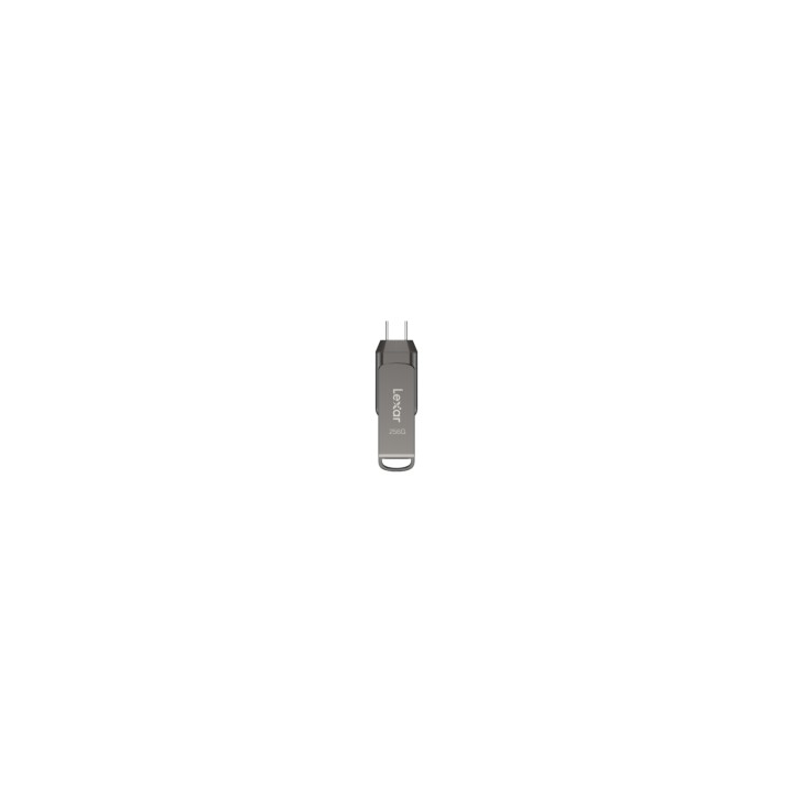 Lexar JumpDrive LJDD400256G-BNQNG unidad flash USB 256 GB USB Tipo C 3.2 Gen 1 (3.1 Gen 1) Gris