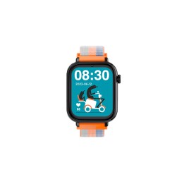 SmartWatch SaveFamily Reloj GPS SaveWatch Plus Negro Correa Tela Acid Orange