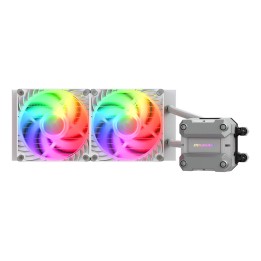 COUGAR Gaming CGR-PSDUTRGB-W-240 Procesador Sistema de refrigeración líquida todo en uno 12 cm Blanco 1 pieza(s)